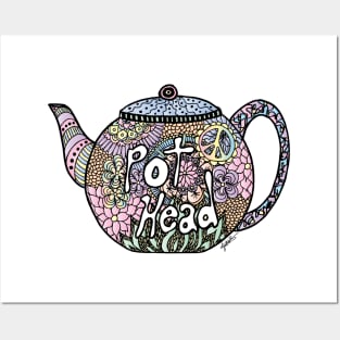 Tea Pot Head Posters and Art